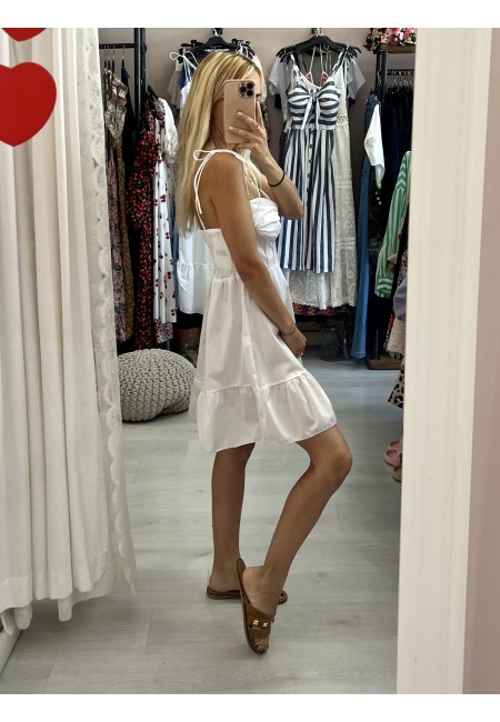 Vestito doll corto BIANCO