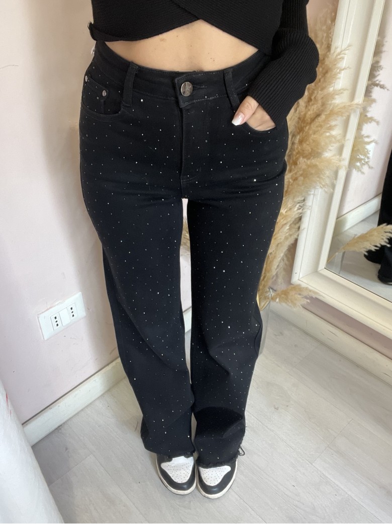 Jeans strass NERI