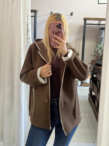 Giubbino tipo termico marrone