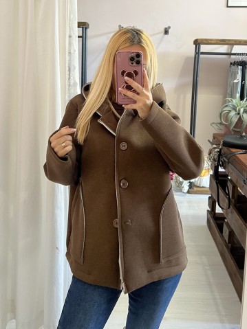 Giubbino tipo termico marrone 2