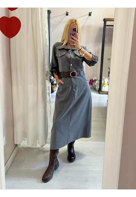 Vestito lungo OFFICE grigio