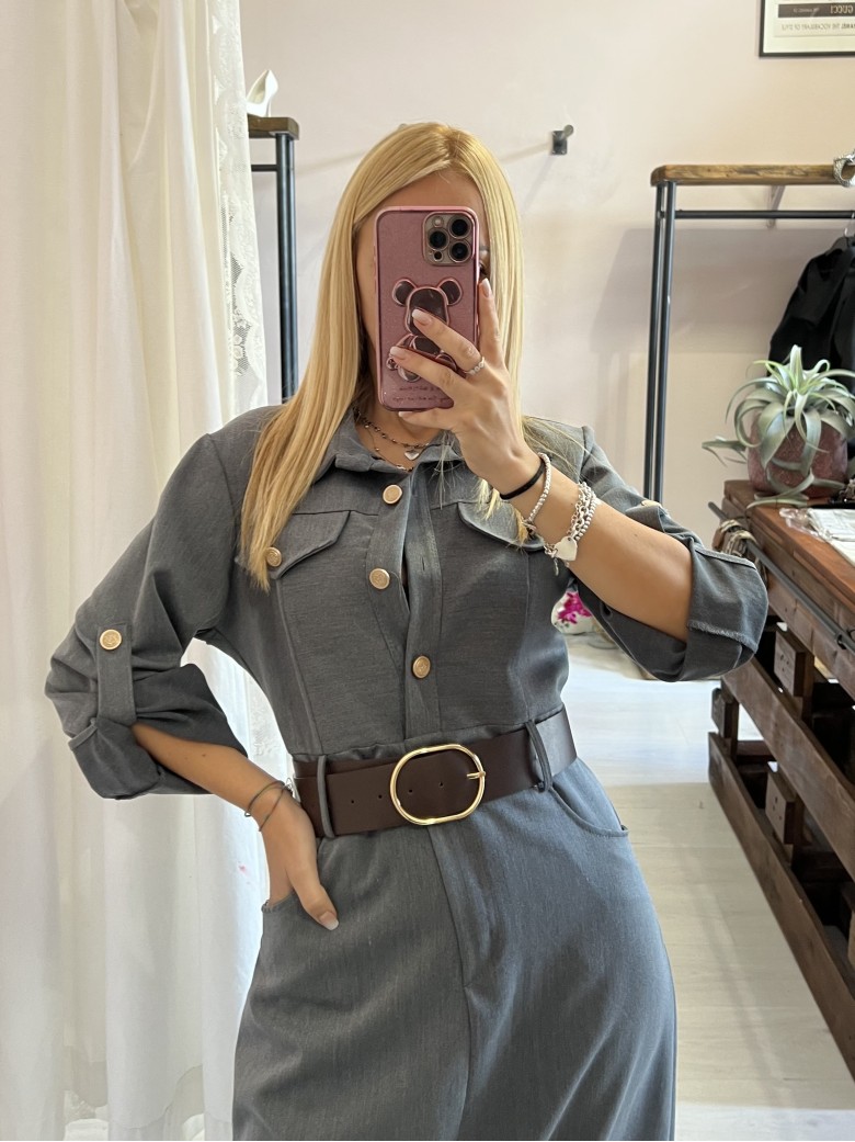 Vestito lungo OFFICE grigio
