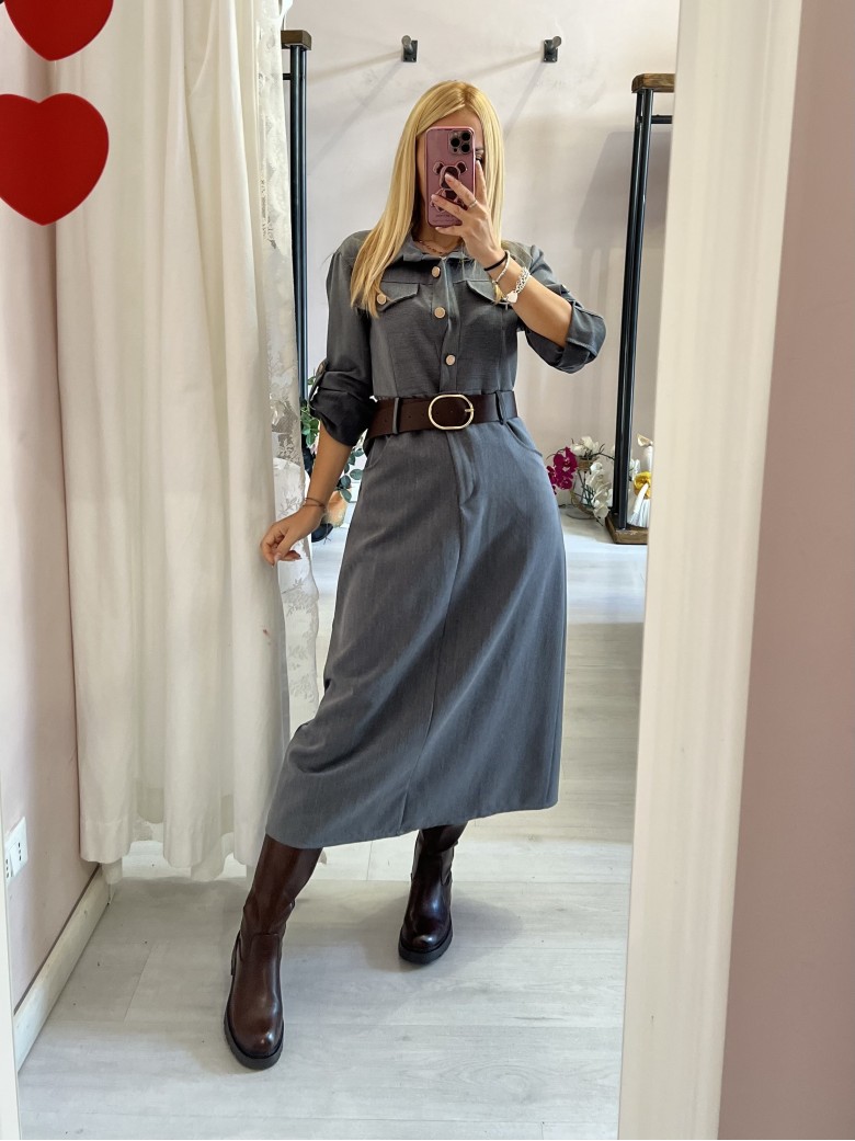 Vestito lungo OFFICE grigio