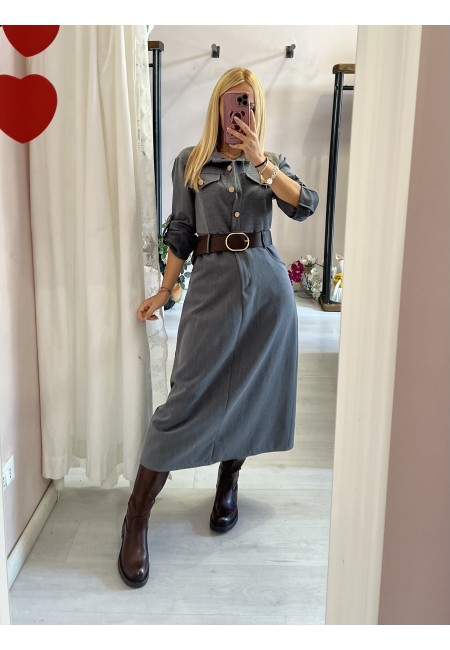 Vestito lungo OFFICE grigio