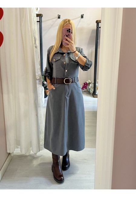 Vestito lungo OFFICE grigio