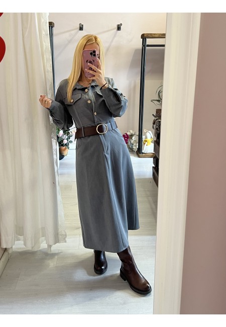 Vestito lungo OFFICE grigio