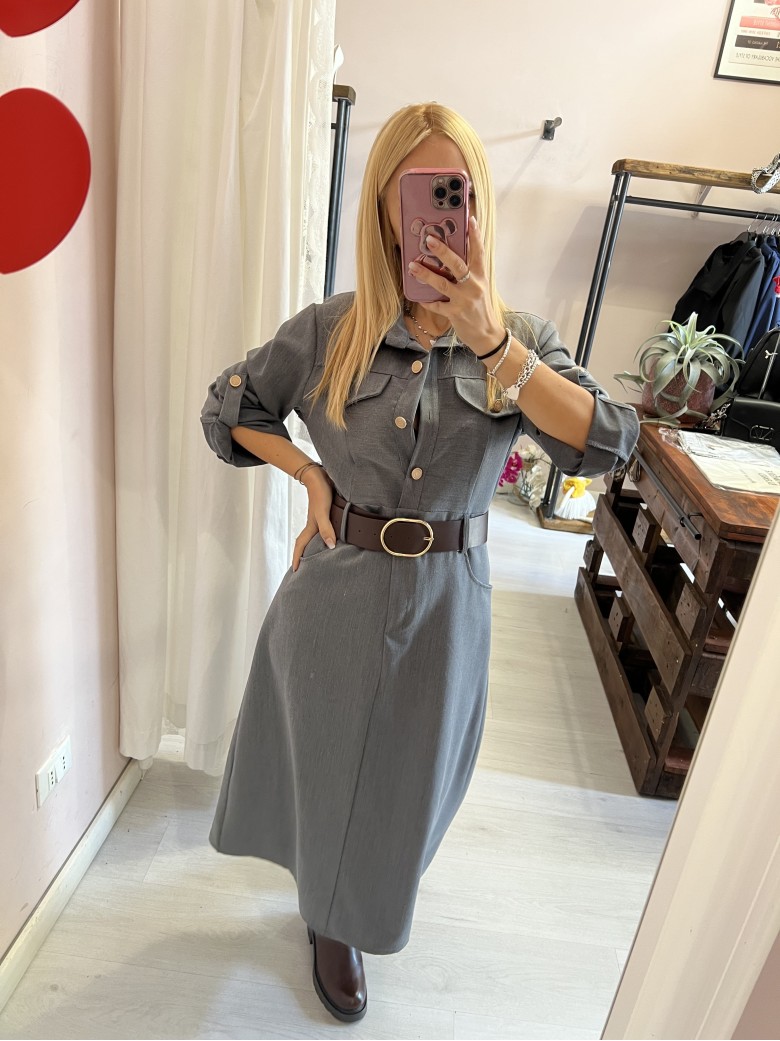 Vestito lungo OFFICE grigio