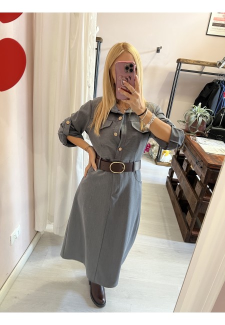 Vestito lungo OFFICE grigio