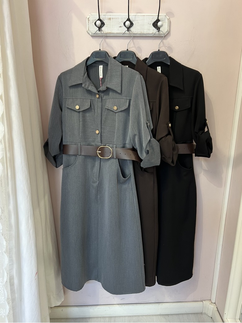 Vestito lungo OFFICE grigio