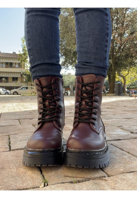 Stivali anfibi VINACCIA bordeaux