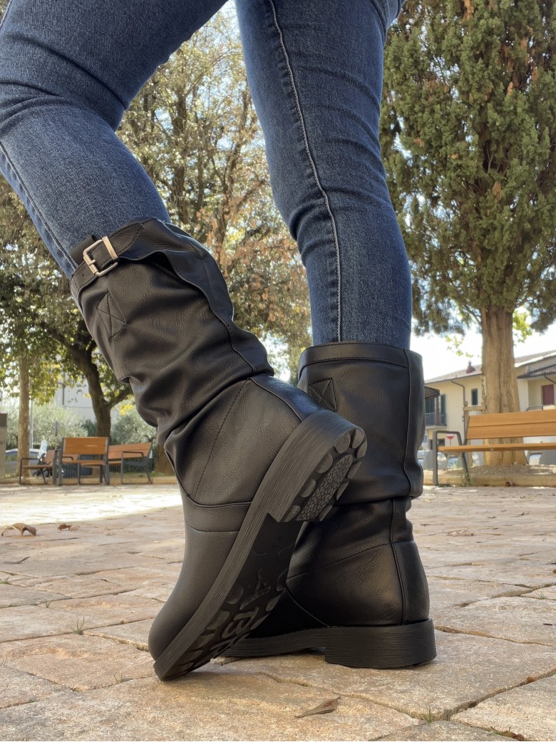 Stivali biker BIKKER neri