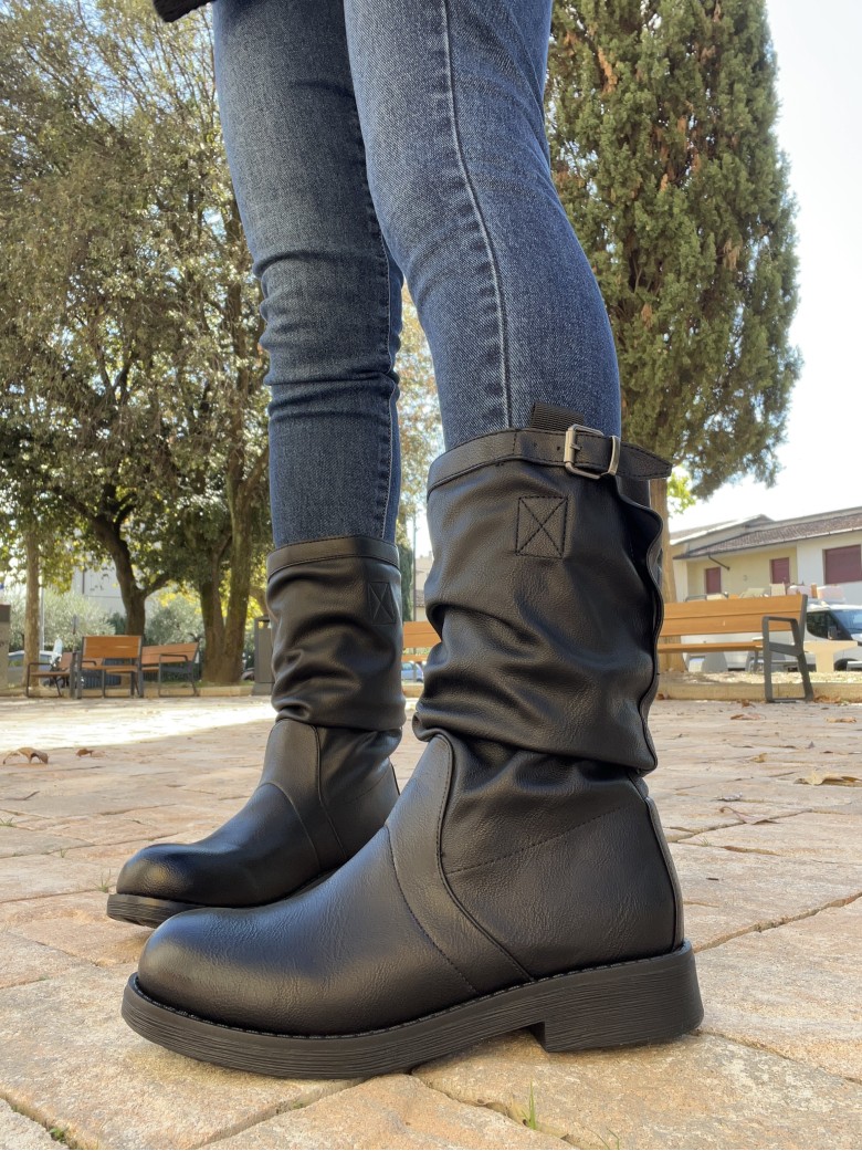 Stivali biker BIKKER neri