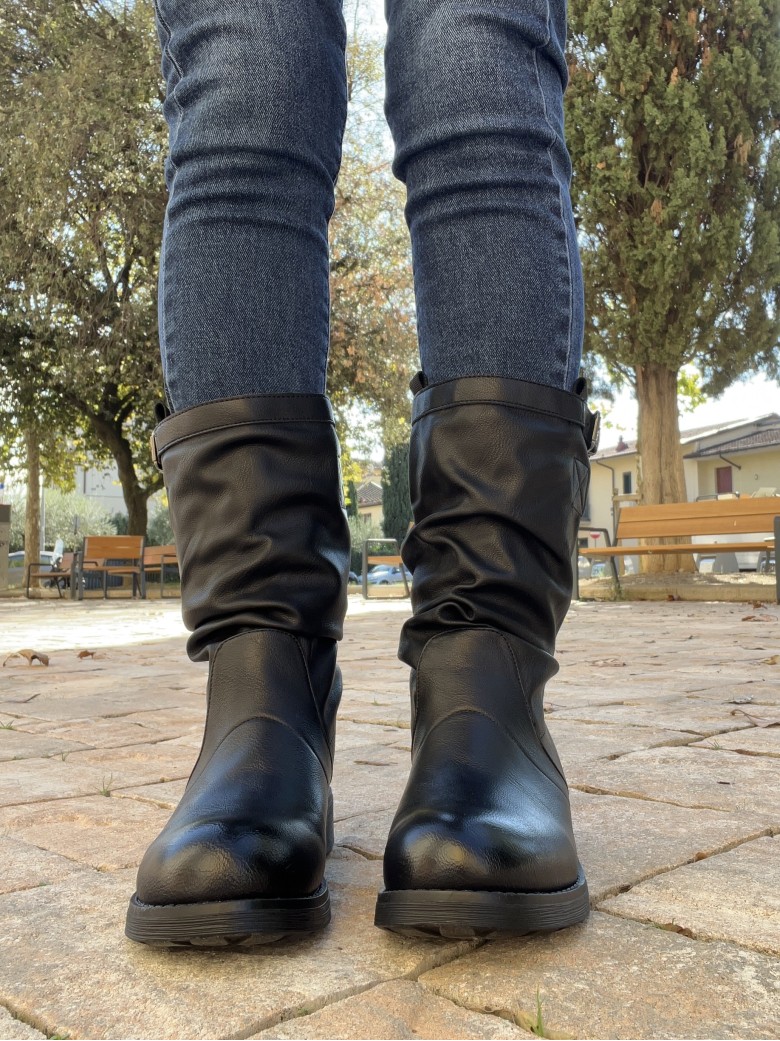 Stivali biker BIKKER neri