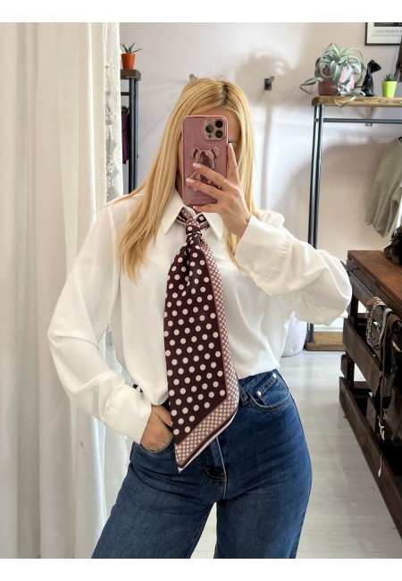 Camicia morbida bianca