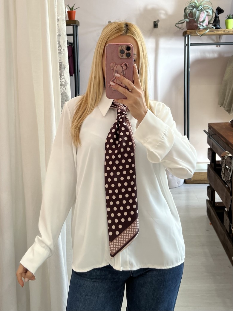 Camicia morbida bianca