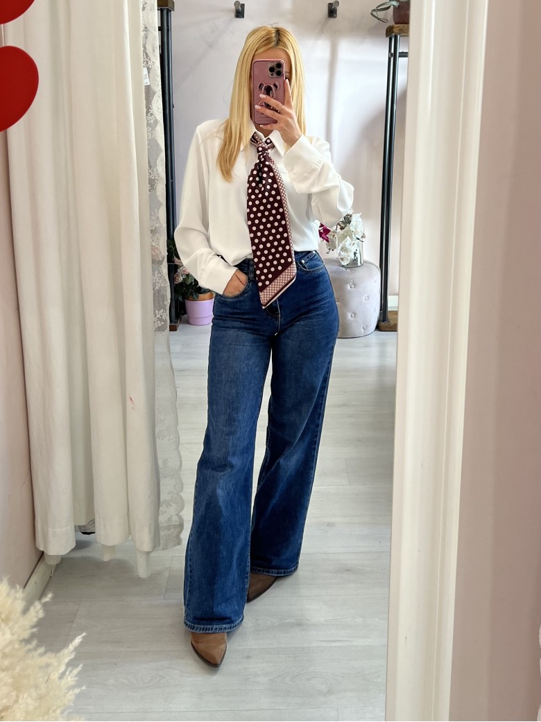 Camicia morbida bianca