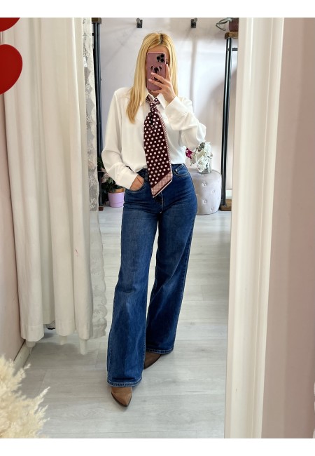 Camicia morbida bianca