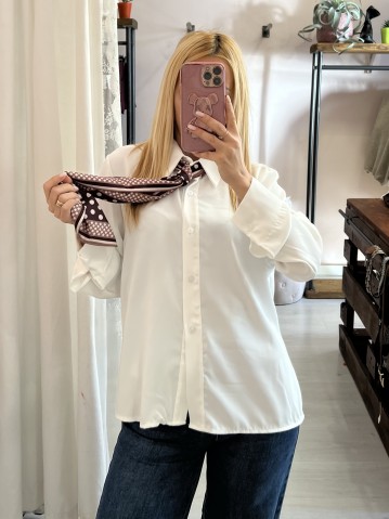 Camicia morbida bianca