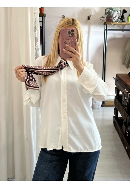 Camicia morbida bianca