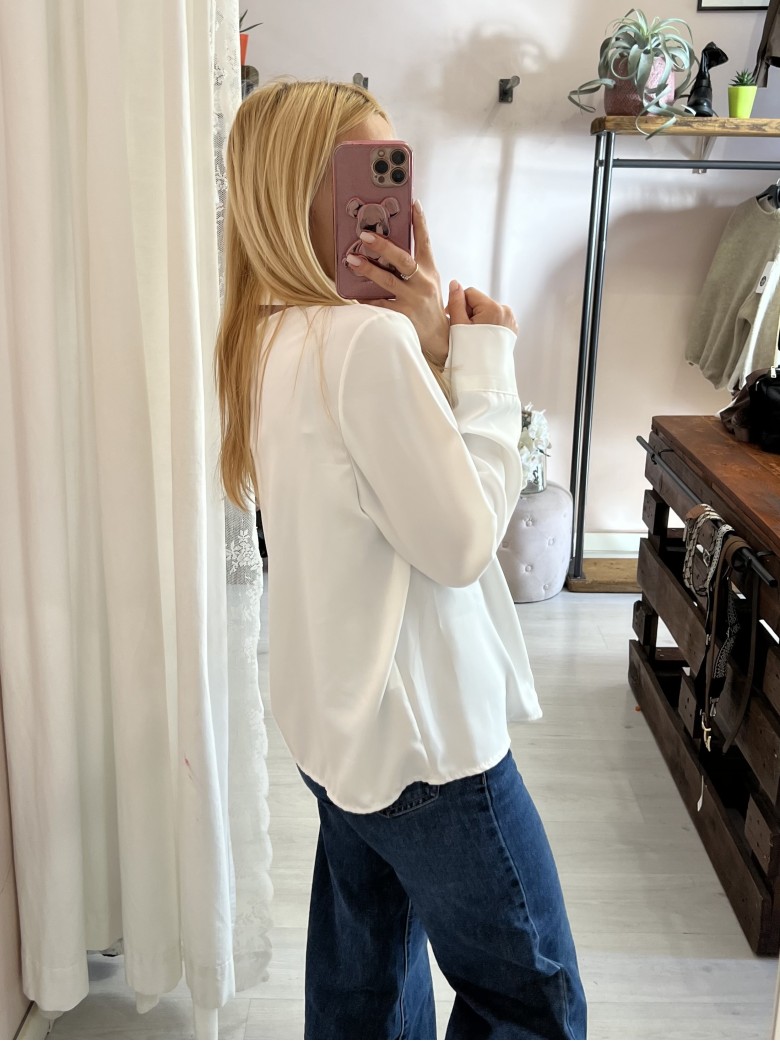 Camicia morbida bianca