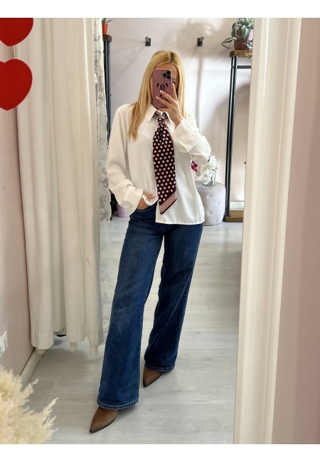 Camicia morbida bianca