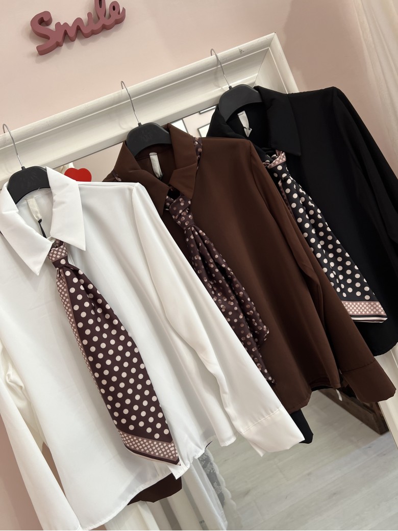 Camicia morbida bianca