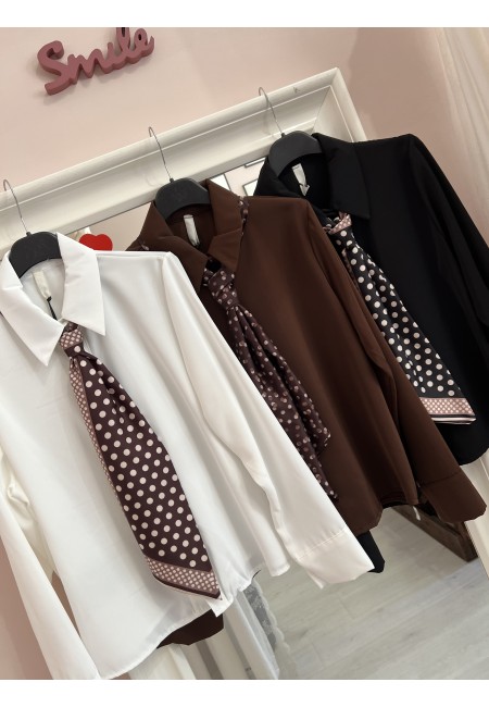 Camicia morbida bianca