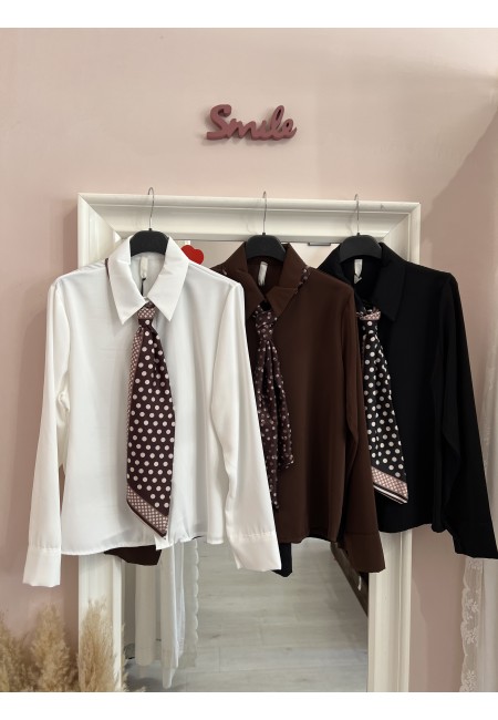 Camicia morbida bianca