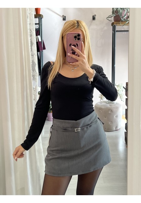 Gonna belen con sotto il pantaloncino GRIGIA