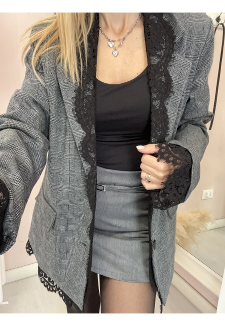 Gonna belen con sotto il pantaloncino GRIGIA