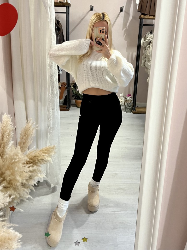 Leggings NERI felpati