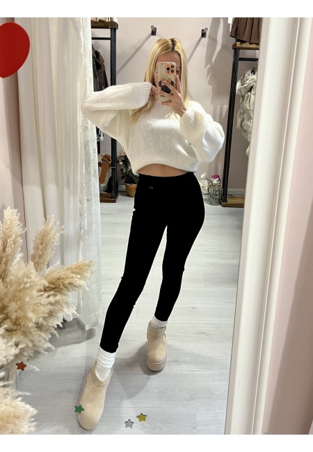 Leggings NERI felpati