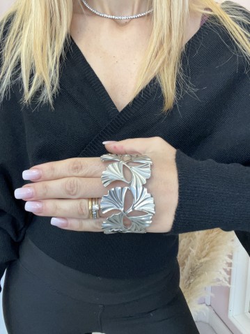 Bracciale rigido VIENTO silver 2