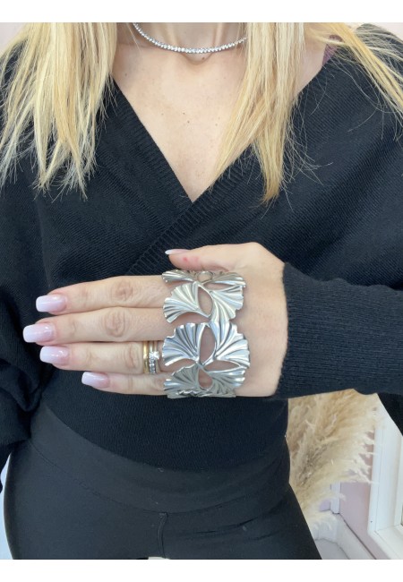 Bracciale rigido VIENTO silver