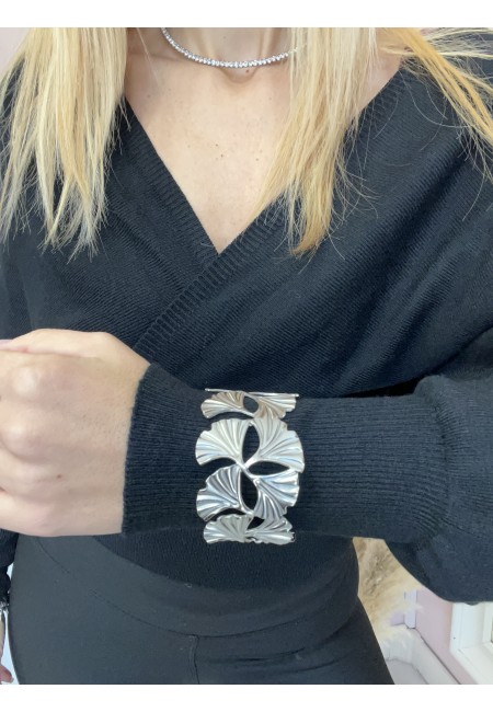 Bracciale rigido VIENTO silver