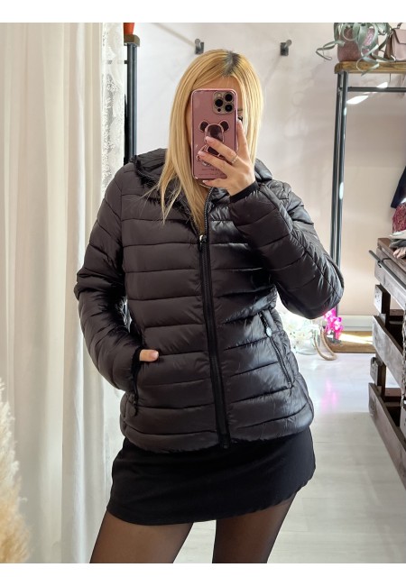 Giubbotto piumino nero