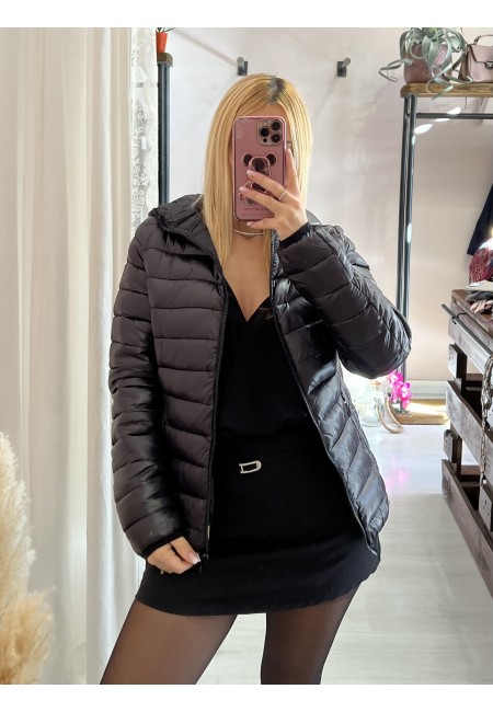 Giubbotto piumino nero