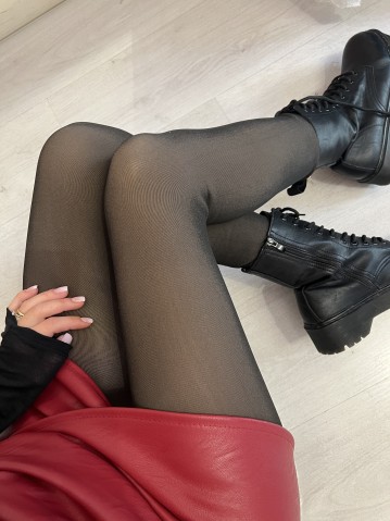 Collant calze FELPATI senza piede 2