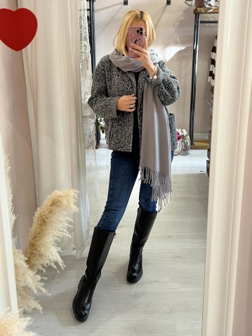 Sciarpone tinta unta 2