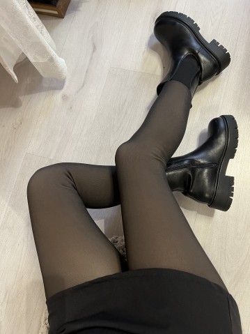 Collant calze FELPATI senza piede