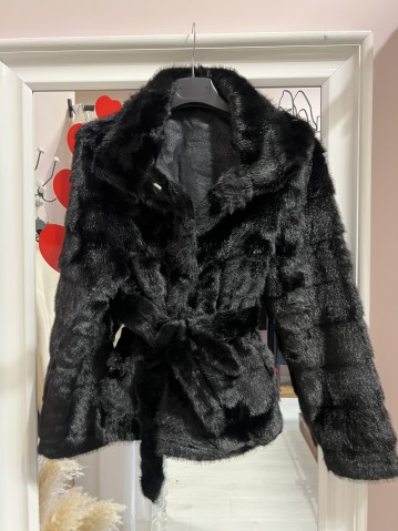 Pelliccia FLORENCE nera 2