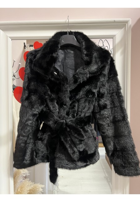 Pelliccia FLORENCE nera