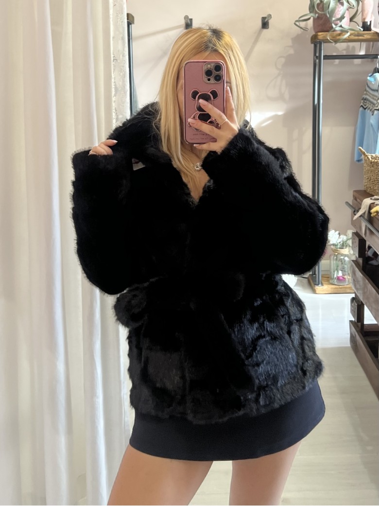 Pelliccia FLORENCE nera