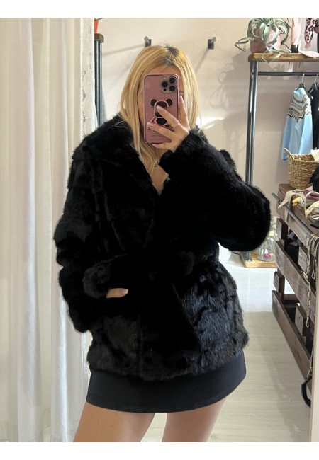 Pelliccia FLORENCE nera