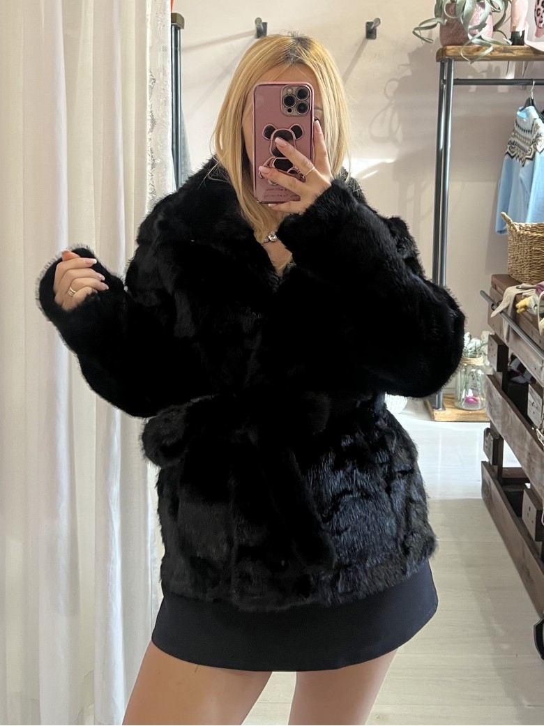 Pelliccia FLORENCE nera