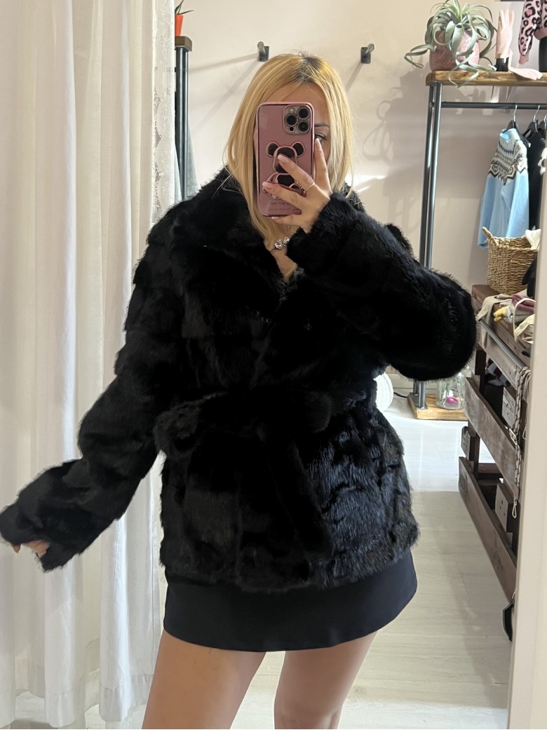 Pelliccia FLORENCE nera