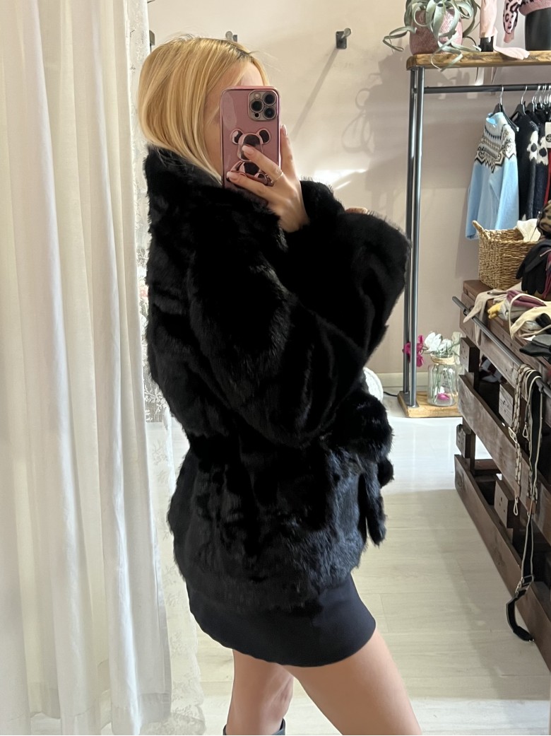 Pelliccia FLORENCE nera