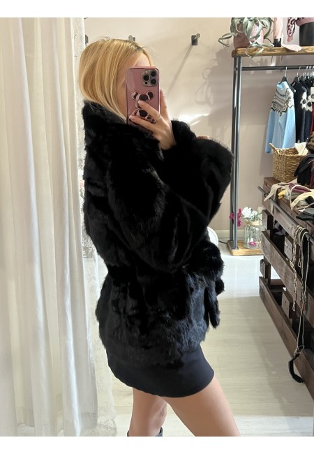 Pelliccia FLORENCE nera