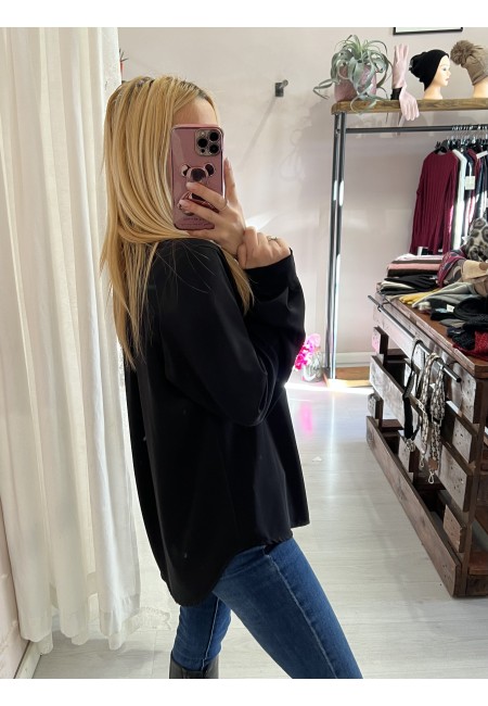 Camicetta taschine nera