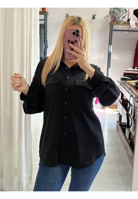 Camicetta taschine nera
